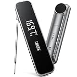 0.3S Professional Instant Read Meat Thermometer – Digital Food Thermometer for Cooking, Grilling, BBQ, Candy, Air Fryer, Griddle – Kitchen Gadget Essentials & Valentines Day Gifts for Him Her Dad Mom
